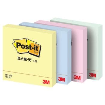 포스트-잇 654 P (러블리핑크/3M)