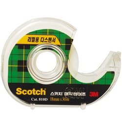 스카치 매직테이프(810D/18mm*30M/3M)